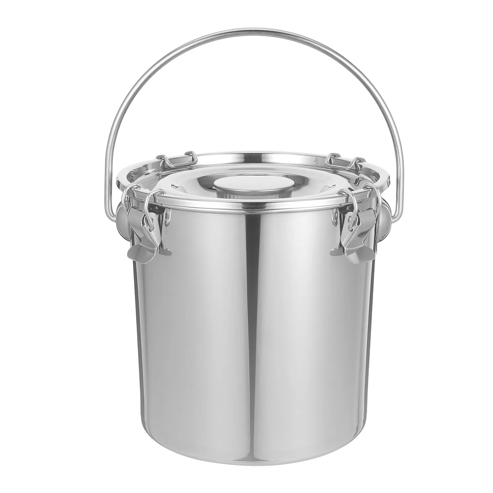 Food Storage Containers - Seau en acier inoxydable portable et
