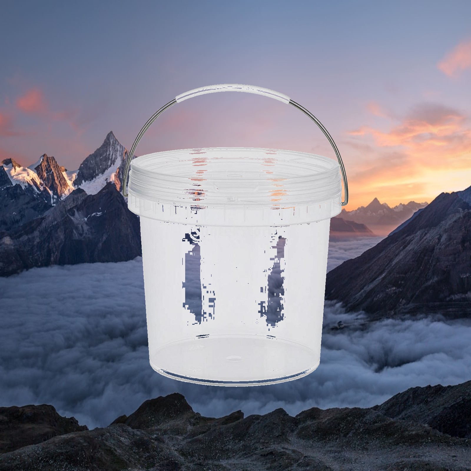 Food Storage Containers - Baril industriel cylindrique scellé en PP