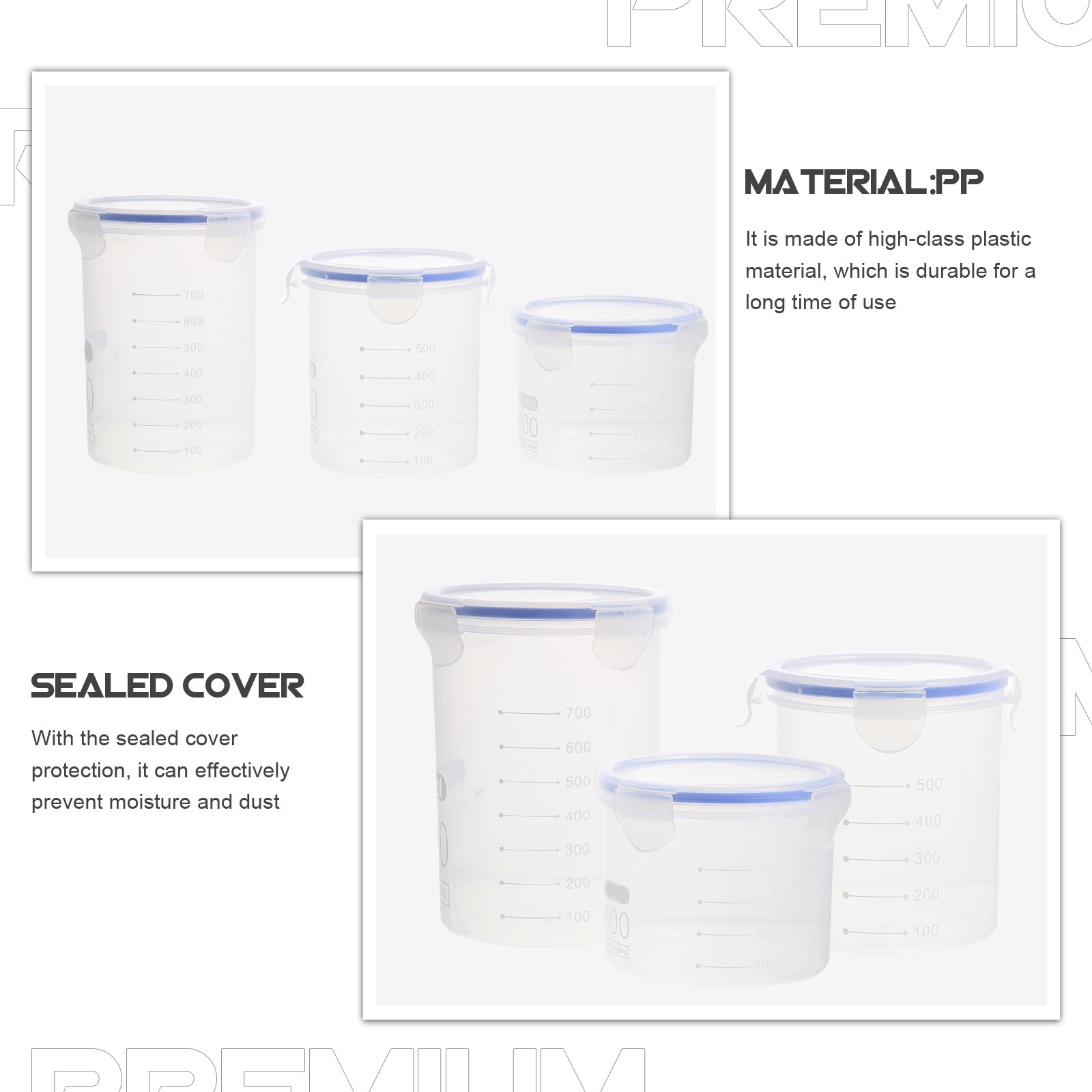 Ensemble de 6 bocaux hermétiqu - Food Storage Containers avis et prix