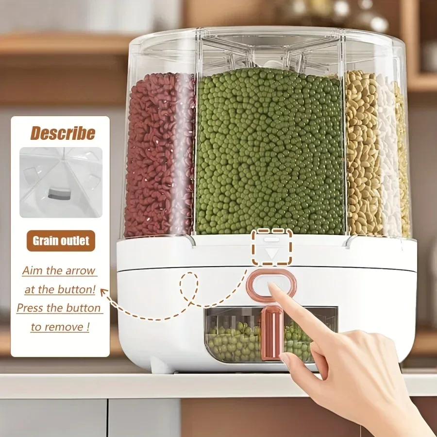6 compartiments 360 °   Récipi - Food Storage Meals avis et prix