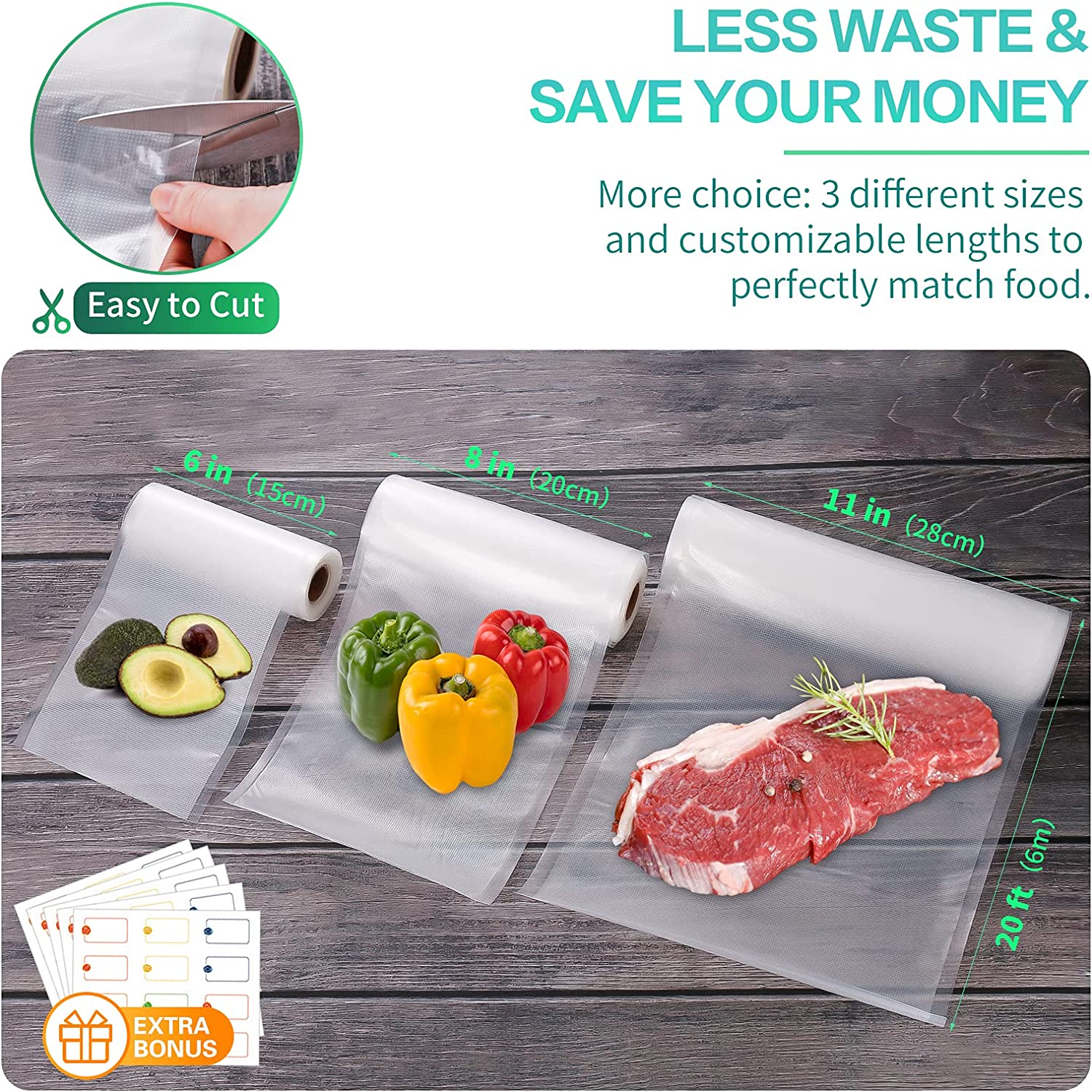Sacs de cuisine pour scelleuse - Food Storage Bag avis et prix